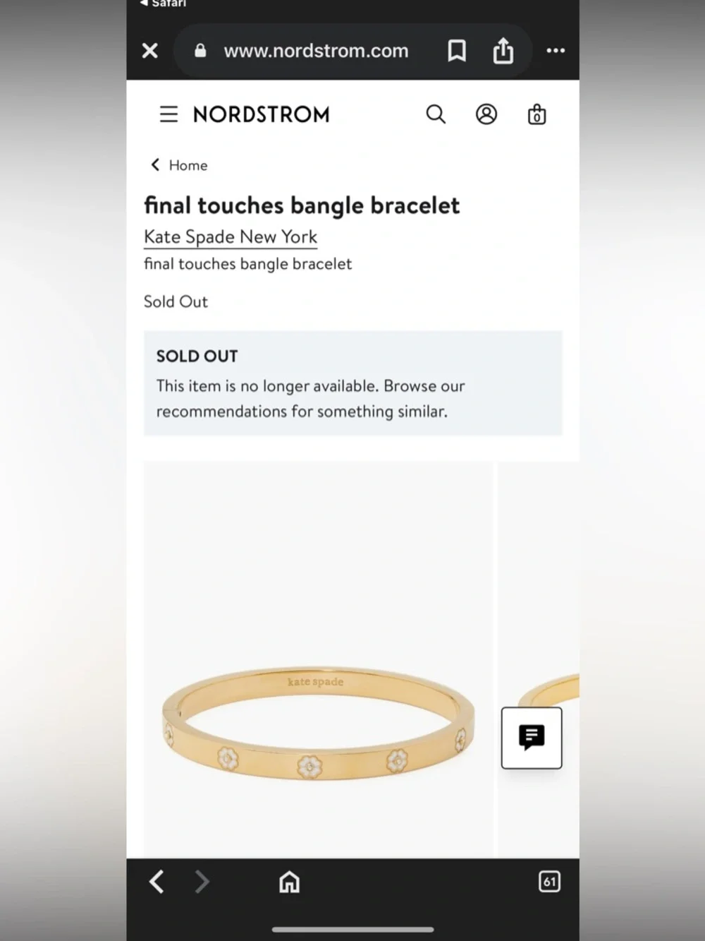 Kate spade final touches Gold Bangle Bracelet - Picture 8 of 9